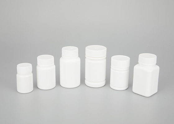 Белые пустые пластиковые бутылки медицины с завинчивой пробкой 30ml 60ml 100ml