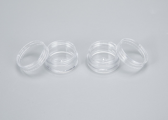 Ясные круглые косметические опарникы сливк с материалом крышки 10g 15g PS