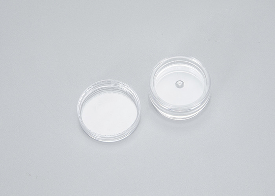 Ясные круглые косметические опарникы сливк с материалом крышки 10g 15g PS