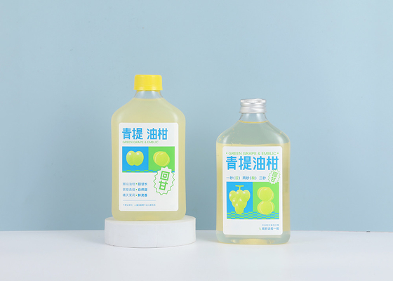 Чай молока разливает бутылки по бутылкам сока 250ml 350ml 300ml 500ml пластиковые с завинчивой пробкой