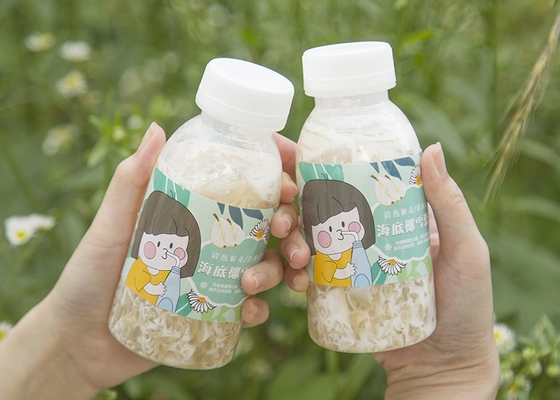 чай соевого молока 400ml 14oz разливает теплостойкую квадратную пластиковую бутылку по бутылкам сока сочную