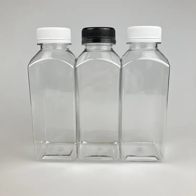 Горячая продажа 120ml 250ml 350ml 500ml 1000ml Чистая французская квадратная пустая бутылка сока напитков