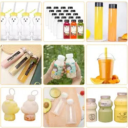 прозрачные бутылки сока ЛЮБИМЦА 250ml придают квадратную форму пластиковой выпивая бутылке ориентированной на заказчика