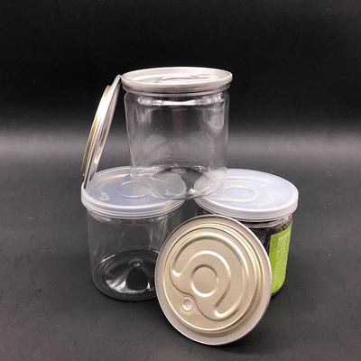 100g 200g 300g 400g 500g 600g 700g 800g 1000g Mason Jar Прозрачные контейнеры для хранения пищи из пластика
