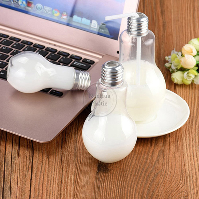 BPA Free Clear 50ML 100ML 150ML Ледяной кофе чай плоская пластиковая бутылка сока для домашних животных с алюминиевой крышкой