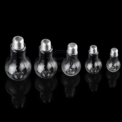 BPA Free Clear 50ML 100ML 150ML Ледяной кофе чай плоская пластиковая бутылка сока для домашних животных с алюминиевой крышкой