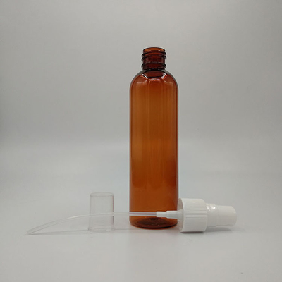 Нержавеющая сталь распределить круглые PETG бутылки с косметическим насосом 118 мм высотой