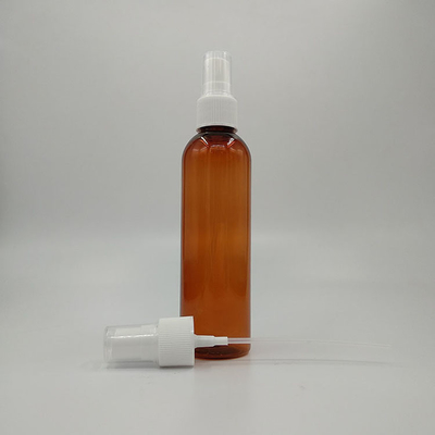 Нержавеющая сталь распределить круглые PETG бутылки с косметическим насосом 118 мм высотой