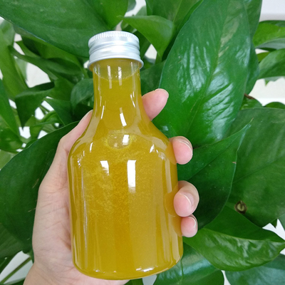 Круглые, прозрачные, квадратные бутылки с молочным чаем для соковой чайной воды