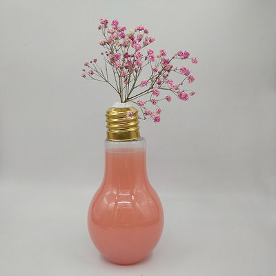 Устойчивая лампочка в форме лампочки пластиковая бутылка лампочка питьевые бутылки соки для домашних животных молочные бутылки востребованы