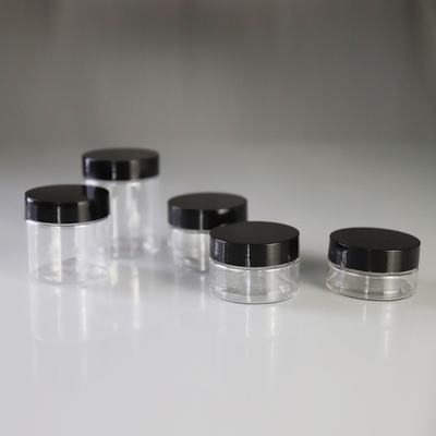 Специальное печать Пластиковые косметические банки 10ml 15ml 30ml 60ml 80ml 100ml 120ml 150ml Прозрачные для косметической упаковки