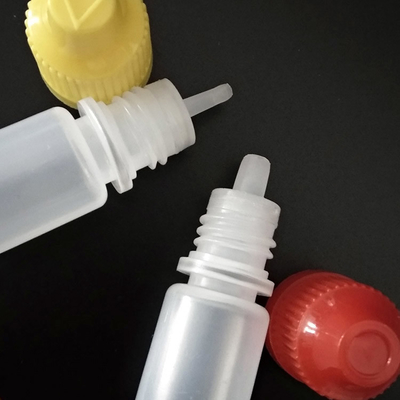 Жидкие пластиковые капельные бутылки 10ml 15ml 20ml 30ml 40ml 50ml 60ml 70ml 100ml 120ml вместимость с винтовой крышкой