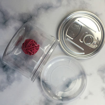 Конкурентоспособные пластиковые банки для домашних животных с крышкой Easy Open End, одноразовые, пищевого качества, с возможностью настройки