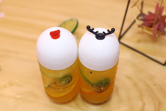 Изоляционная ручка Удобное хранение напитков Прозрачные бутылки с молочным чаем