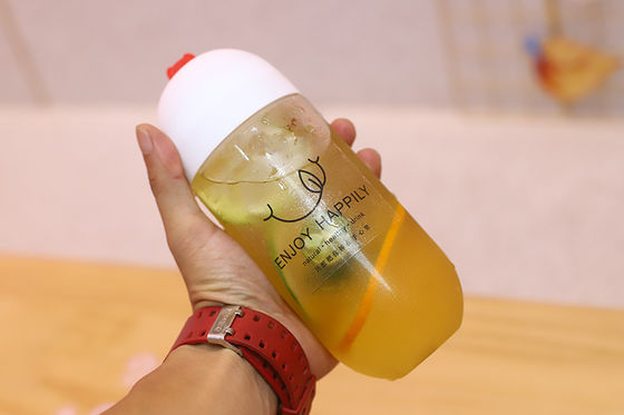 Изоляционная ручка Удобное хранение напитков Прозрачные бутылки с молочным чаем