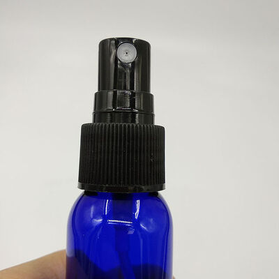 Classic Black PET Plastic Spray Bottle Smooth Surface Transparent Amber Green Colors Designed for Liquid Dispensing Solutions