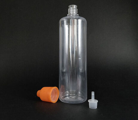 Трафаретная печать прозрачной круглой бутылки для электронных жидкостей, подходящей для индивидуальной маркировки и упаковочных решений в индустрии вейпинга