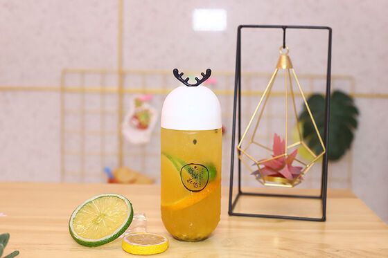 Средние герметичные бутылки для молочного чая идеально подходят для упаковки чая, обеспечивая герметичность и надежность контейнеров