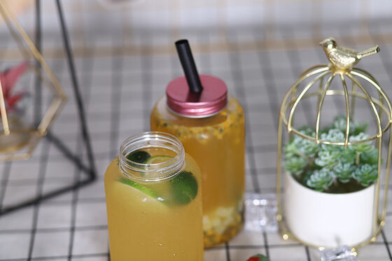 Герметичные бутылки для молочного чая квадратной и круглой формы, идеально подходящие для коммерческих дистрибьюторов напитков и розничных продавцов