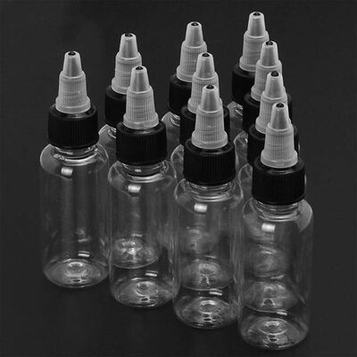 10ml 15ml 20ml 30ml 40ml 50ml 60ml 70ml 100ml 120ml пластиковые капельные бутылки с гладкой поверхностью и крышкой капельницы