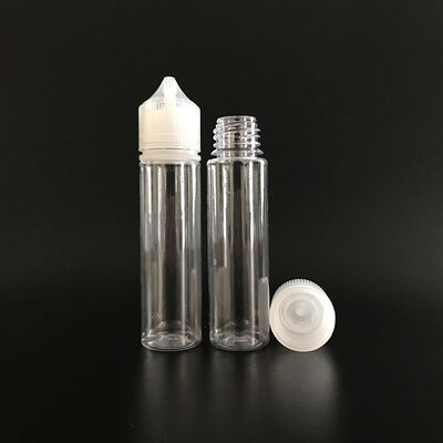 Прозрачная черная жидкая бутылка с экрановой печатью Сверхностная обработка и настройка печать цвета идеально подходит для упаковки вейп-продуктов