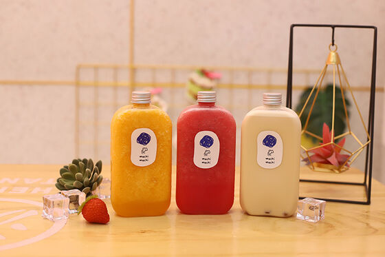 Прозрачные пластиковые бутылки с пузырьками для чая Прозрачные контейнеры, позволяющие легко идентифицировать содержимое Идеально подходит для магазинов с пузырьками для чая