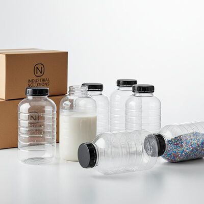 Многоразовые пластиковые винтовые верхние бутылки посудомоечная машина безопасные долговечные контейнеры идеально подходят для промышленной упаковки и хранения