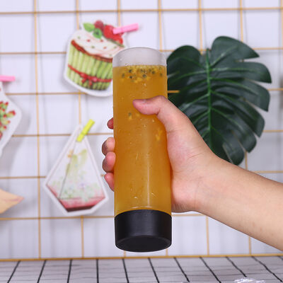 Бутылки для молочного чая с ручкой, 0,5 кг, с завинчивающейся крышкой, герметичная конструкция, идеально подходят для коммерческой упаковки и дистрибуции напитков