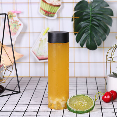 Бутылки для молочного чая с ручкой, 0,5 кг, с завинчивающейся крышкой, герметичная конструкция, идеально подходят для коммерческой упаковки и дистрибуции напитков