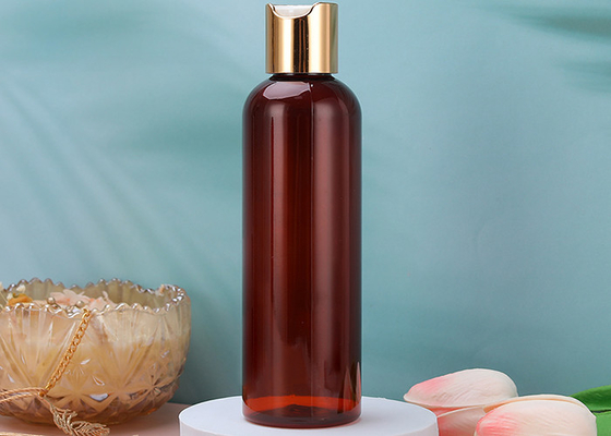 бутылки облегченного винта выжимкы 230ml пластикового верхние с завинчивой пробкой золота