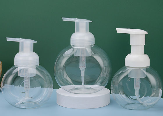 Логотип Напечатанная бутылка с пеновым насосом Белая матовая поверхность Упаковка для обработки жидкого мыла дезинфицирующее средство и пенообразующее средство для очистки рук