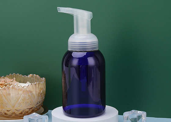 OEM печатания экрана бутылки насоса пены Cleanser пустого голубого мусса лицевой