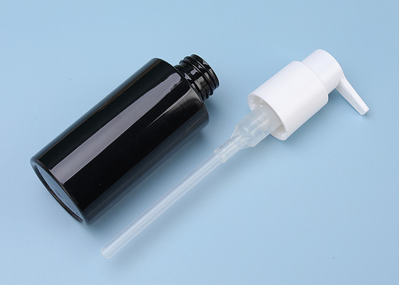 Лосьон PETG пластиковый разливает бутылку по бутылкам BPA ЛЮБИМЦА черноты 100ml НЕЭТИЛИРОВАННУЮ