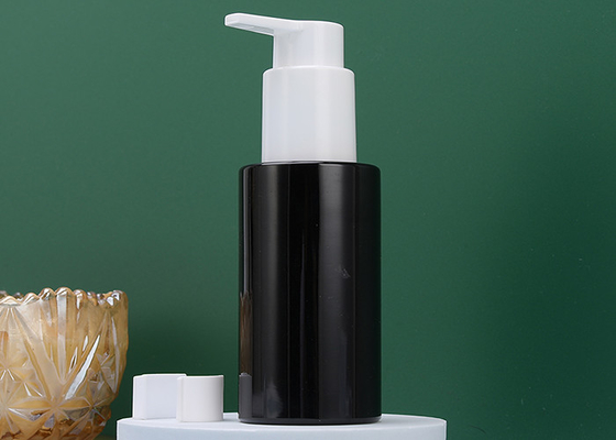 Лосьон PETG пластиковый разливает бутылку по бутылкам BPA ЛЮБИМЦА черноты 100ml НЕЭТИЛИРОВАННУЮ