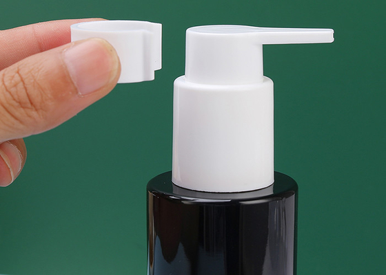 Лосьон PETG пластиковый разливает бутылку по бутылкам BPA ЛЮБИМЦА черноты 100ml НЕЭТИЛИРОВАННУЮ