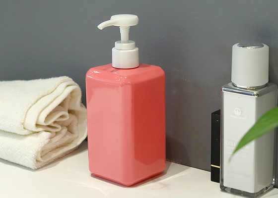 400ml бутылка квадрата PETG косметическая с прочным насоса Recyclable