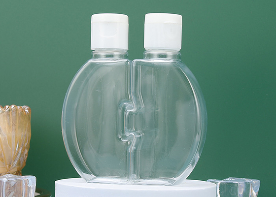 Бутылка двойной раковины OEM пластиковая с завинчивой пробкой Recyclable 120ml