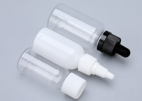 Капельница эфирного масла 50ml 30ml ясная пластиковая разливает печатание по бутылкам экрана