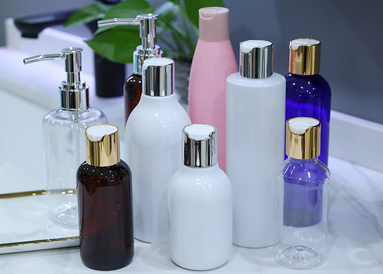 Бутылка ЛЮБИМЦА шампуня 240ml Refillable пластиковая с крышкой диска