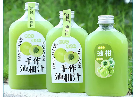 Чай молока доказательства утечки разливает бутылки по бутылкам сока 350ml 250ml пластиковые