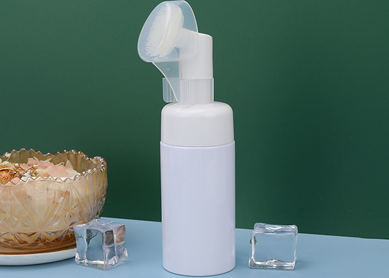 бутылка пены мытья 120ml 150ml лицевая с щеткой силикона
