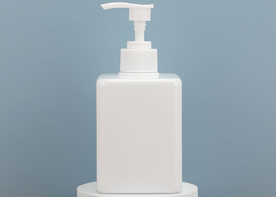 Бутылки белого квадрата пустые пластиковые с Lockable насосами 400ml