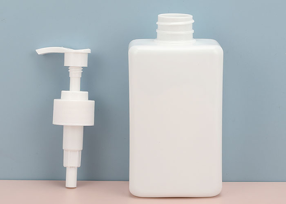 Бутылки белого квадрата пустые пластиковые с Lockable насосами 400ml