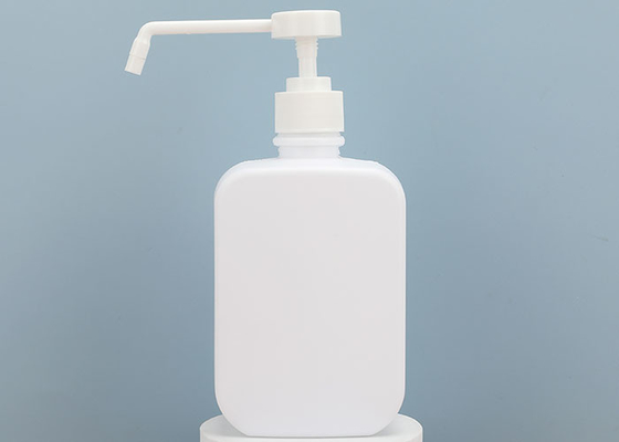 Белая Refillable бутылка дезинфицирующего средства руки с длинным соплом
