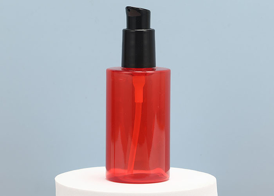 бутылки насоса 60ml 150ml красные пустые пластиковые для распределяя шампуней лосьонов