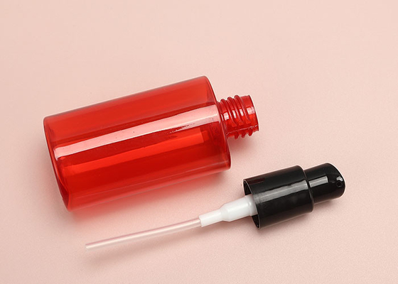 бутылки насоса 60ml 150ml красные пустые пластиковые для распределяя шампуней лосьонов