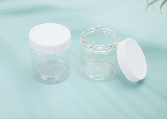 опарник пустого Refillable круга ясности 100ml пластиковый с крышками и ярлыками BPA свободными