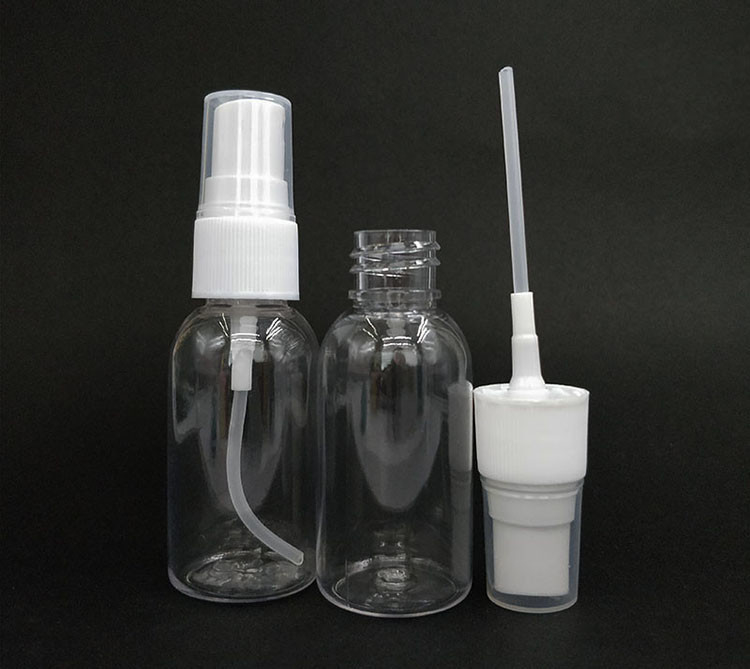 30ml 50ml 60ml 80ml 100ml 120ml 150ml 200ml 250ml 300ml 360ml Круглая бутылка для распыления пыли из ПЭТ