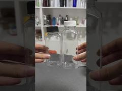 Пластиковые бутылки соков с крышками Прозрачные емкости для напитков с крышками для напитков