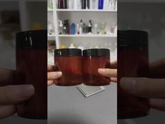 Оптовая продажа, индивидуальные роскошные пустые пластиковые косметические банки для крема с крышками